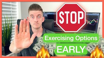 Why You Should (almost) NEVER Exercise Options Early (LOSE MONEY GUARANTEED)