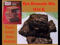 BOXED BROWNIE MIX HACK - Taste Better than Bakery / How to make Boxed Brownie mix taste better