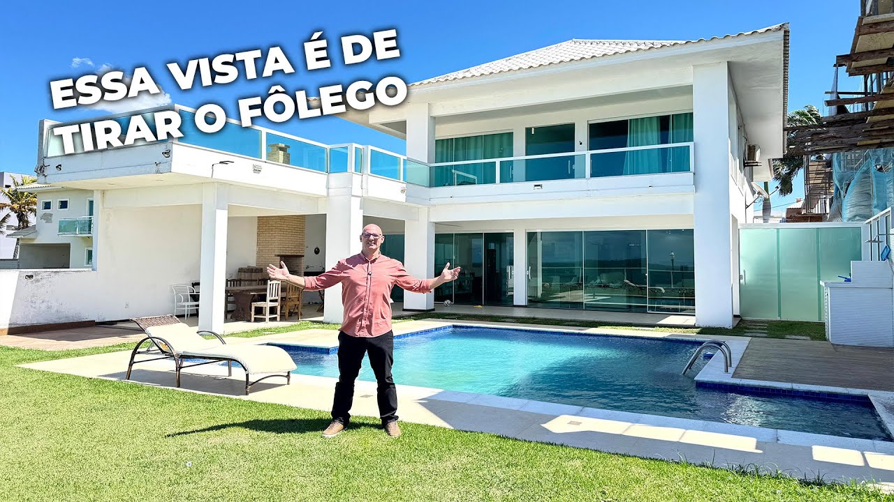 🏖️CASA PÉ NA AREIA COM 5 QUARTOS SUÍTE NO VILLA DAS PÉROLAS - PONTINHA, ARARUAMA/RJ
