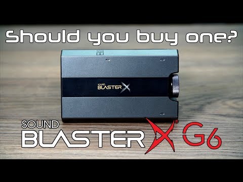 Sound BlasterX G6 Unboxing and Review - YouTube
