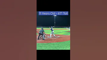 6-ft-Tall 11-Year-Old can Crush the Baseball