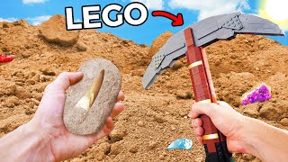 Mining for Fossils using ONLY LEGO TOOLS! screenshot 4