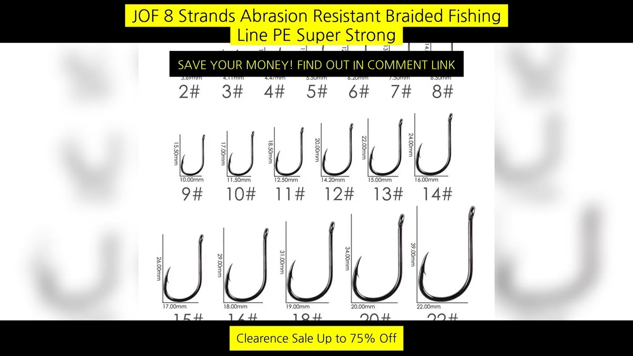 Aorace 100Pcs/Box Fishing Hooks Iseama Circle Carp Eyed Fishing Hook Set Size