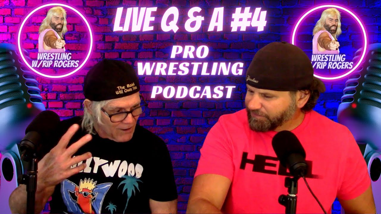 Rip Rogers Live Q & A 4! Old school wrestling talk! YouTube
