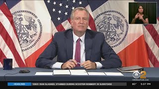 Mayor De Blasio Implements Proof Of Vaccination Or Mandatory Testing For Health Care Workers
