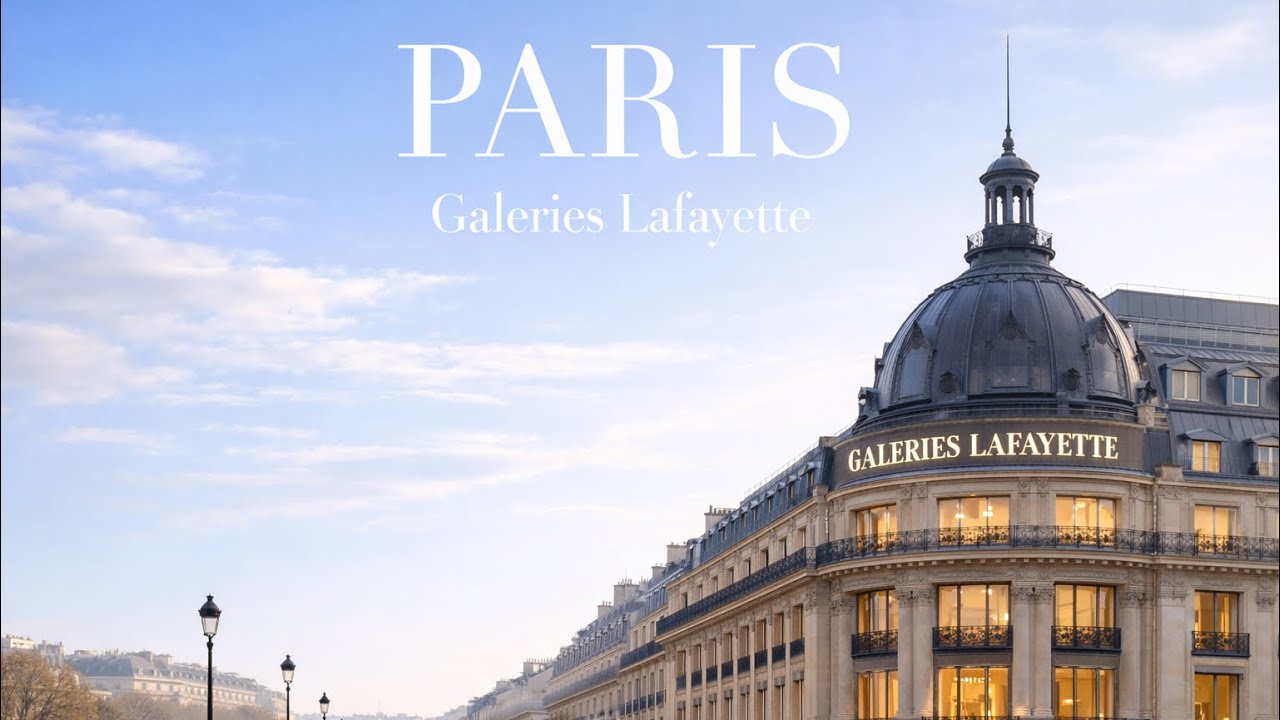 🇫🇷 One of Paris’ Most Beautiful Stores | Galeries Lafayette (4K)