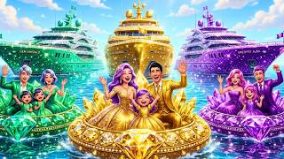 🚢 Who Rules the Magic Yacht? GOLDEN vs EMERALD vs AMETHYST #rumi #kpopdemonhunters