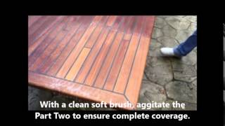 The Easiest, Fastest and Best Way to Clean Teak Decking and Furniture