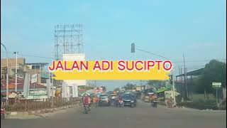 TERUPDATE BEGINI KONDISI JALAN ADI SUCIPTO DAN KARTAMA 2023