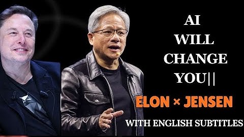 Elon Musk & Jensen Huang AI Future Speech with English Subtitles | Learn English with Speeches