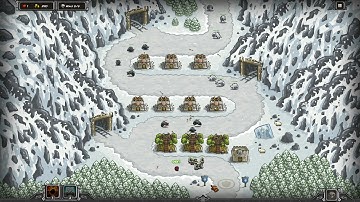 Kingdom Rush Hard Mode Walkthrough - Coldstep Mines Heroic
