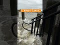Bigger waves. More motion. Confused person say.  #newjersey #slowmotion #weather