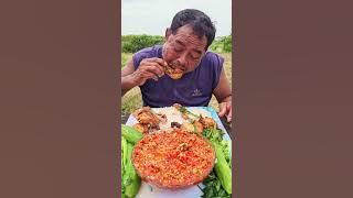 467917255054036255   How to crispy chicken with cabbage recipe in my countryside food#eating #fish