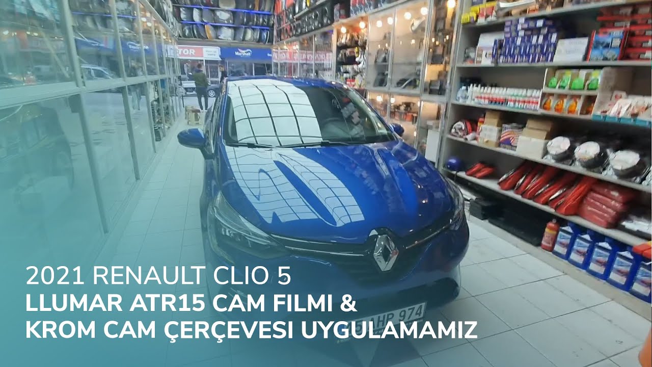 Renault Clio 5 // LLumar ATR15 Cam Filmi & Krom Cam Çerçevesi Uygulamamız