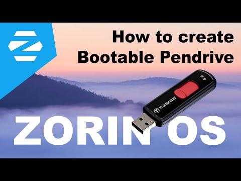 How to create bootable Pendrive for Zorin OS Installation Part I