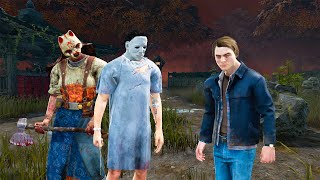 Dead by Daylight Survivor Gameplay vs Myers & Huntress (No Commentary)