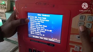 embroidery machine main mota overtime problem solution full video