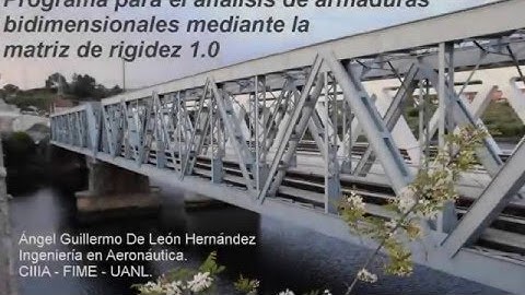 Programa para análisis estructural de armaduras 2D 1.0