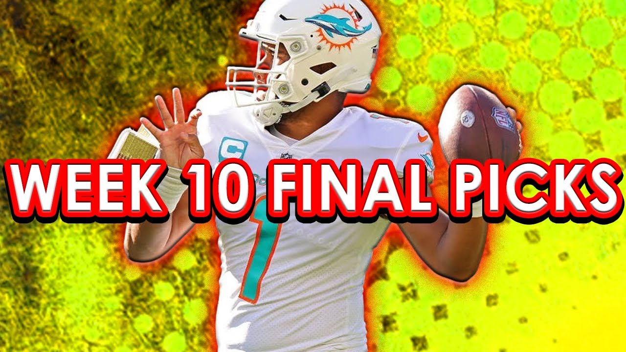 NFL DraftKings Picks + FanDuel Picks (Week 10 DFS Picks) YouTube