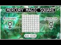 Microtonal Mercury Magic Square | 64edo Serialism