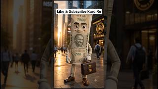 ~Funny Money Talking video💸 #money #ai #aishorts #facts #animation #cartoon #shorts #500note #notes