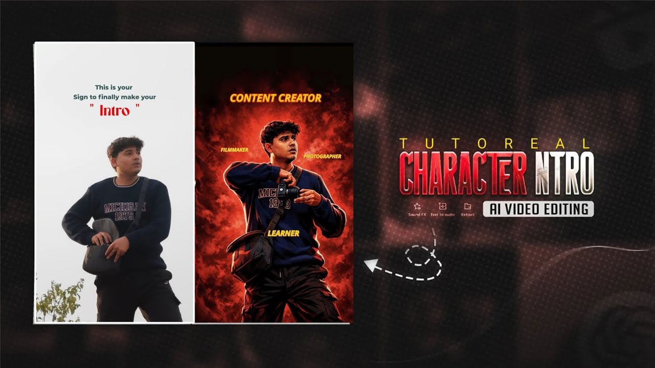 Charector Intro AI Video Editing | Tutorial | Instagram Trend | TechHitesh