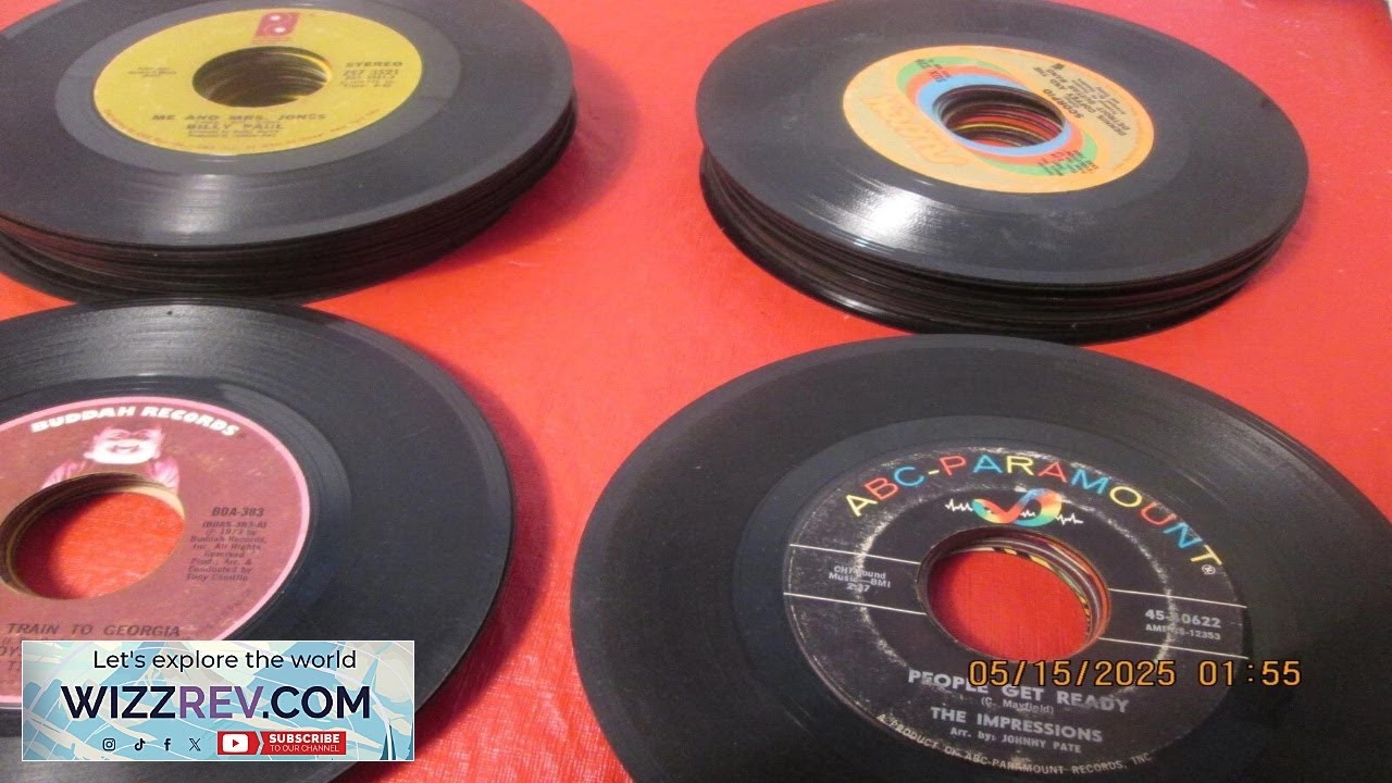 66 Great 1960's 70's Soul R & B Funk 45 RPM Records Review