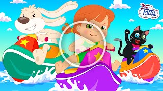  إجازة Tatty و Misifu الصيفية ️ الرسوم المتحركة للأطفال