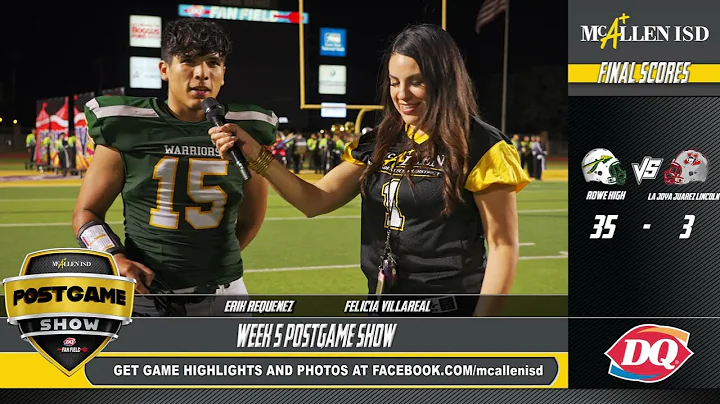 Post Game Show with Felicia Villarreal - Rowe HS V...