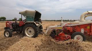 कमाल करता हैvभूसे वाली मशीन मे Swaraj 855 tractor with straw reaper