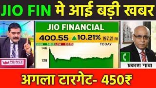 JIO FINANCIAL SERVICE LTD SHARE LATEST NEWS TODAY, jio financial service Ltd share latest news