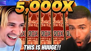 [TOP 12] Biggest Streamer Slot Wins! #331 | xQc, Xposed & Ayezee!