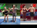 Couples stick it gymnastics challenge