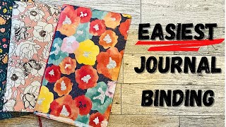 HOW to BIND a Junk JOURNAL | Easy Three Hole PAMPHLET Stitch Binding Technique |
