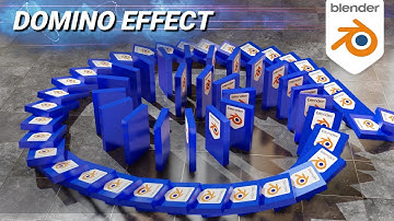 Hoe maak je domino-effecten in Blender 4.3