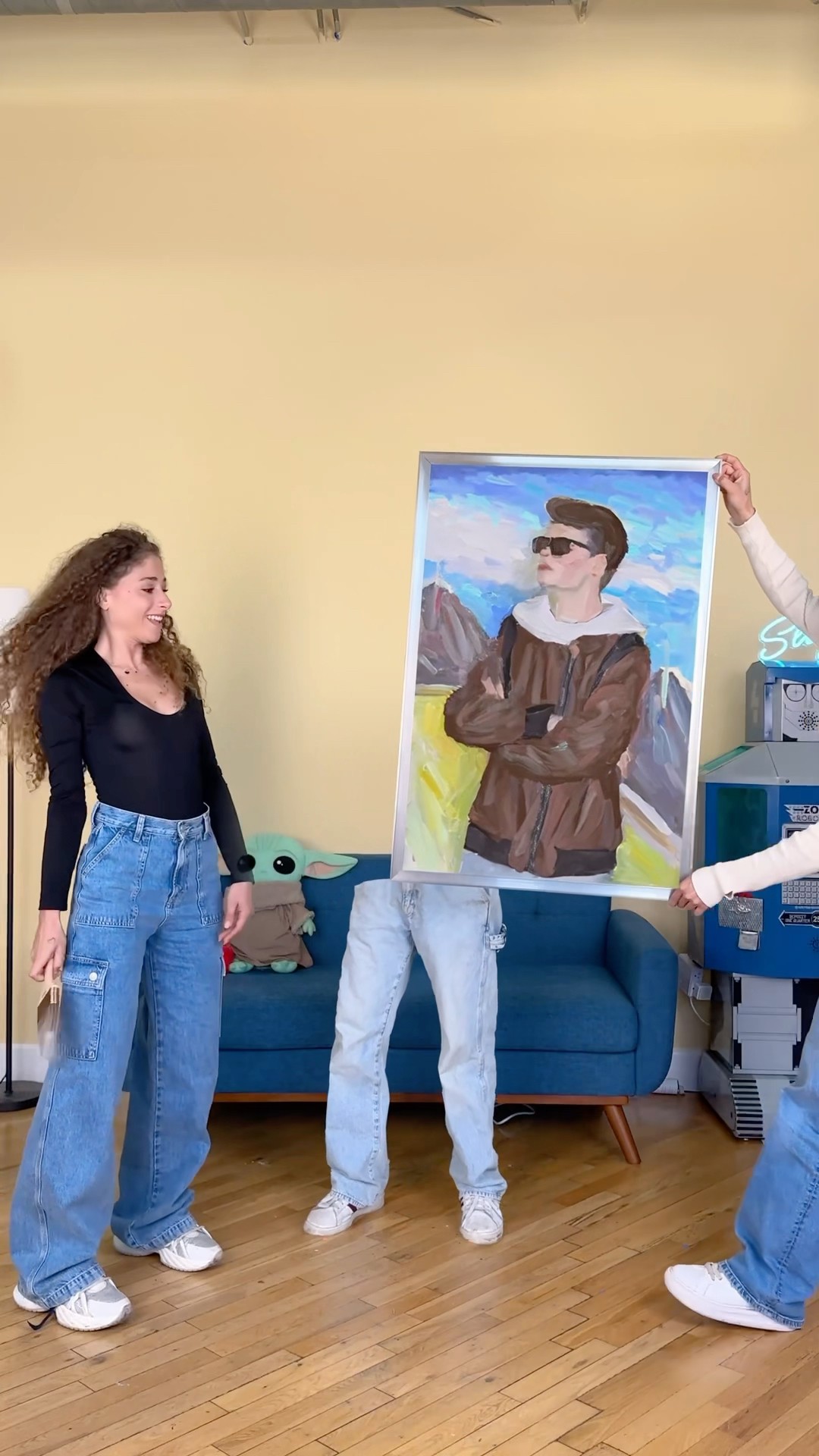 Art is dangerous! ?? @Letwins #prank #vfx #fail