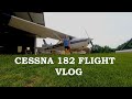 SHORT FLIGHT IN THE CESSNA 182 - #VFR FLIGHT VLOG #2