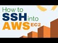 How to SSH into AWS EC2 Instances