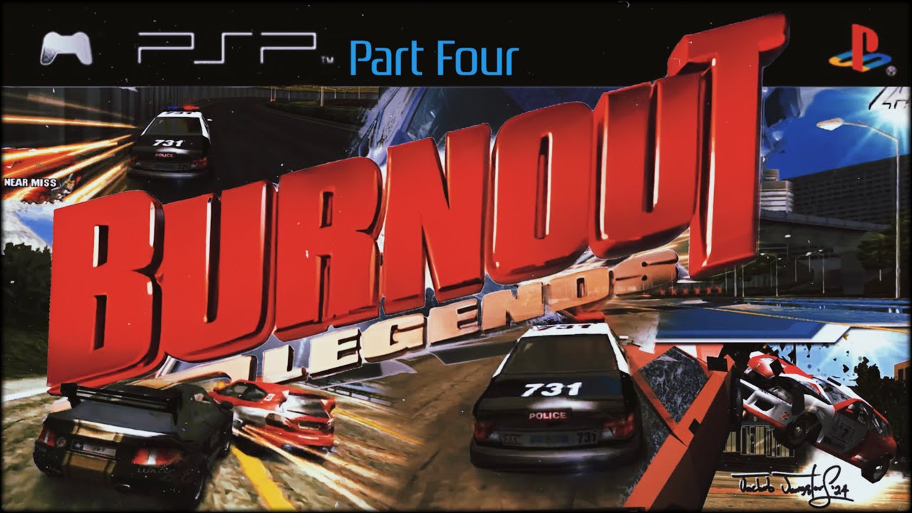 Jeu PSP Burnout Legends - Complet En Bon état - Version Française