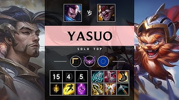 Yasuo Top vs Kled: Quadra Kill, Dominating - EUW Master Patch 25.S1.1