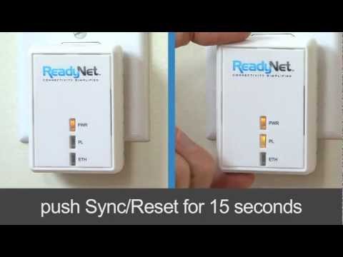 How to configure Security on ReadyNet HomePlug Powerline Adapters