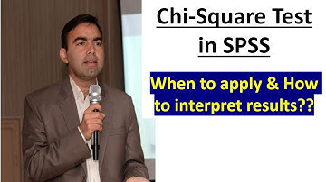 Chi-Square test in SPSS || When to use it || Chi-square in URDU/HINDI || Kokab Manzoor