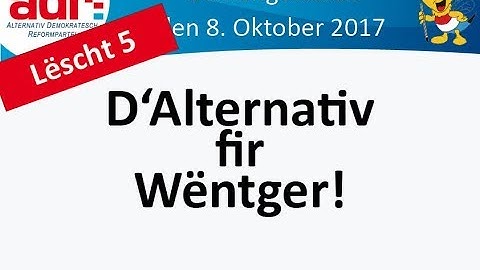 Kandidatepresentatioun wëntger