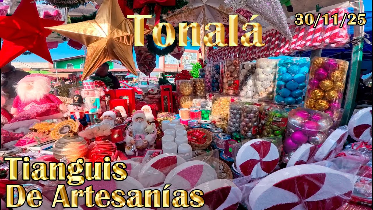 llega Nueva MERCANCIA NAVIDEÑA a Tonalá 2025