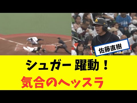 【ホークス】 シュガー躍動! 気合のヘッスラwwwww【なんJ】