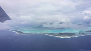 Bora Bora, French Polynesia - Takeoff from Motu Mute Airport HD (2017)