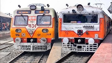 Different Types Modern & Old EMU Local Trains Spotting at Balagarh Station | Eastern Railways