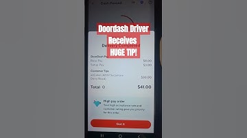 Doordash Driver Receives HUGE Tip!