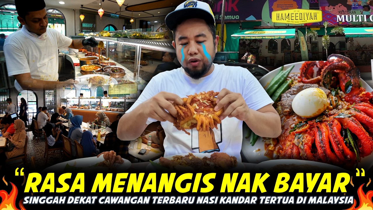 SOTONG VIRAL HARGA MINTAK KECAM..Orang Penang Makan Tak Dekat Kedai NASI KANDAR HAMEEDIYAH Tertua Ni