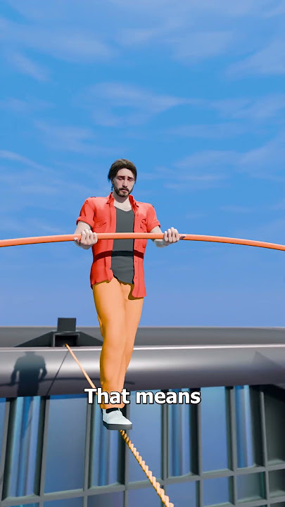 Why Do Tightrope Walkers Hold Long Poles? 🤔
